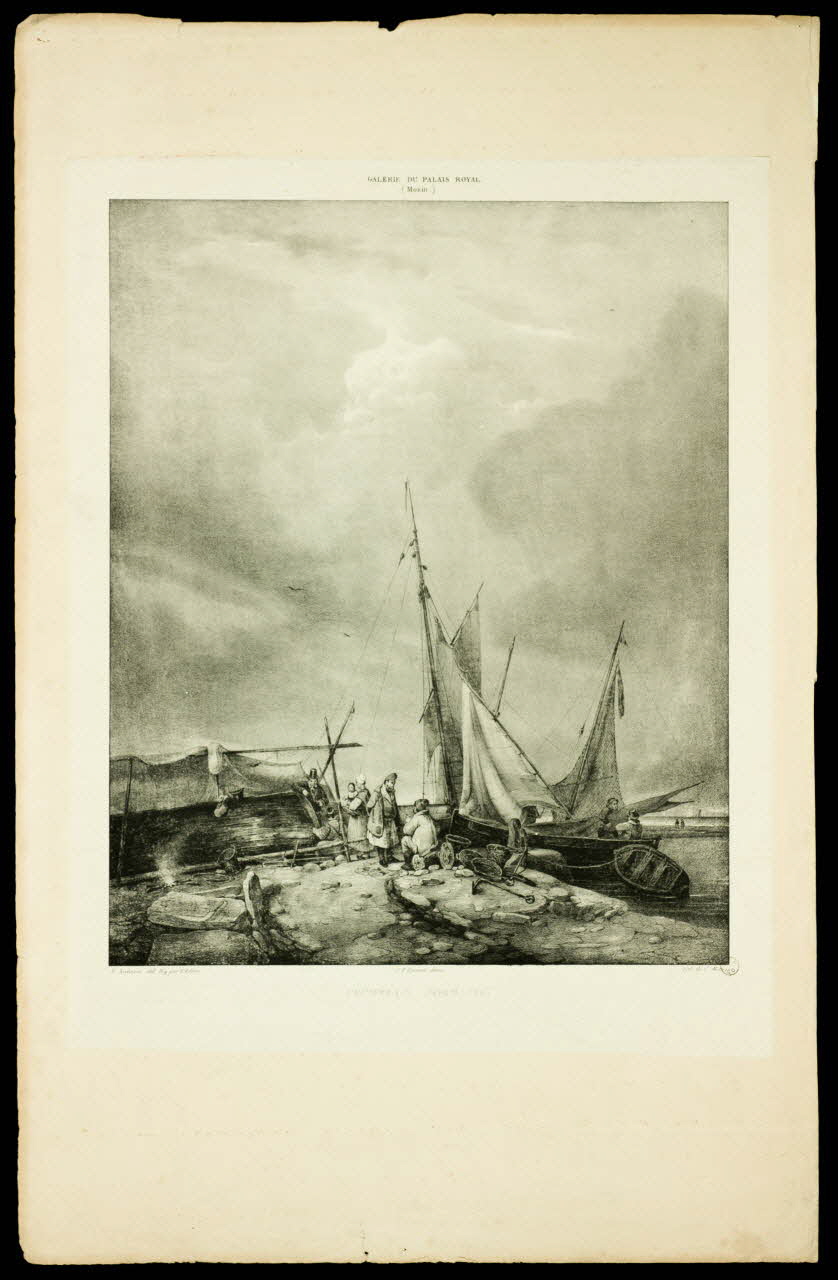 estampe PÊCHEURS NORMANDS 1957.175.279 Photo