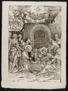 estampe La sainte famille 1957.175.381 Photo