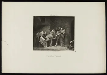 Louis-Léopold Boilly estampe La Main Chaude 1824 1957.175.400  Photo