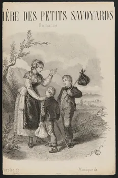 estampe LA MERE DES PETITS SAVOYARDS  Romance 1957.175.401 Photo