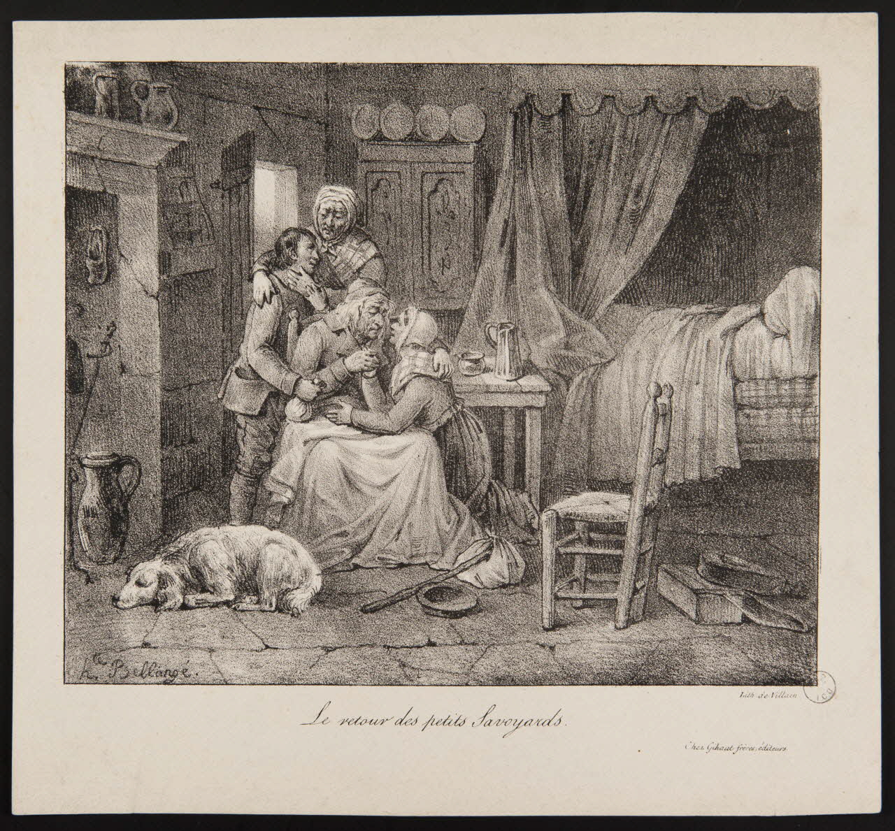 estampe Le retour des petits Savoyards. 1957.175.46 Photo