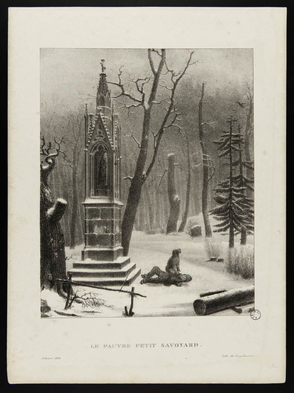 estampe LE PAUVRE PETIT SAVOYARD 1957.175.63 Photo