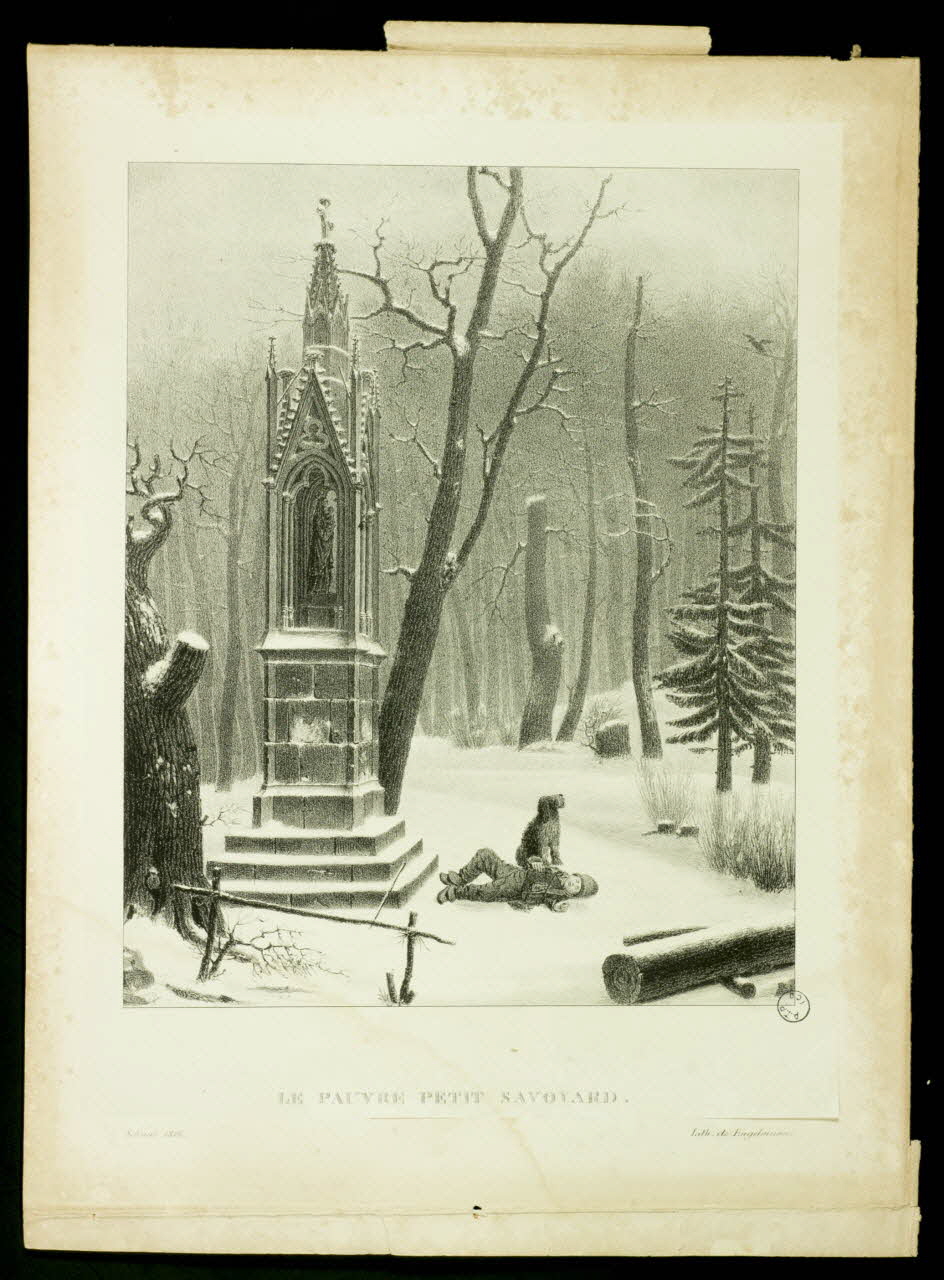 estampe LE PAUVRE PETIT SAVOYARD. 1957.175.64 Photo