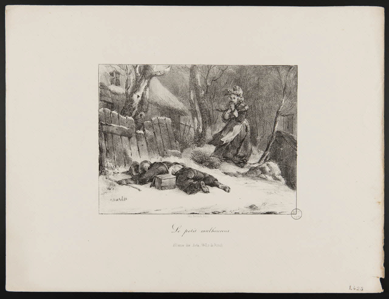 estampe Le petit malheureux. 1957.175.65 Photo