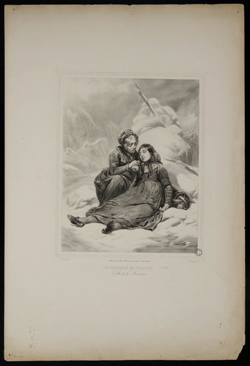 estampe LE PASSAGE EN FRANCE 1957.175.68 Photo