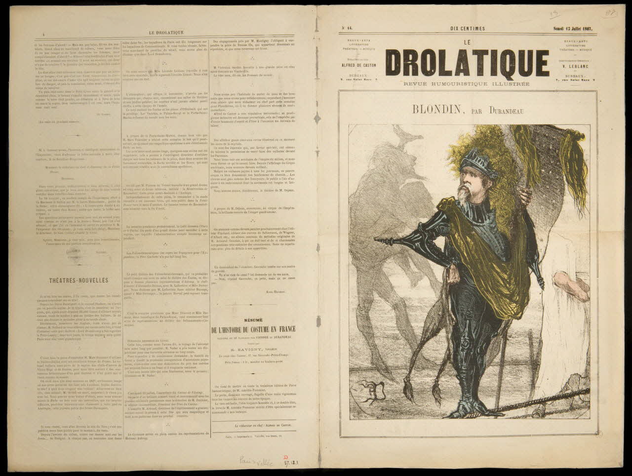 estampe LE  DROLATIQUE  BLONDIN 1957.18.1 Photo