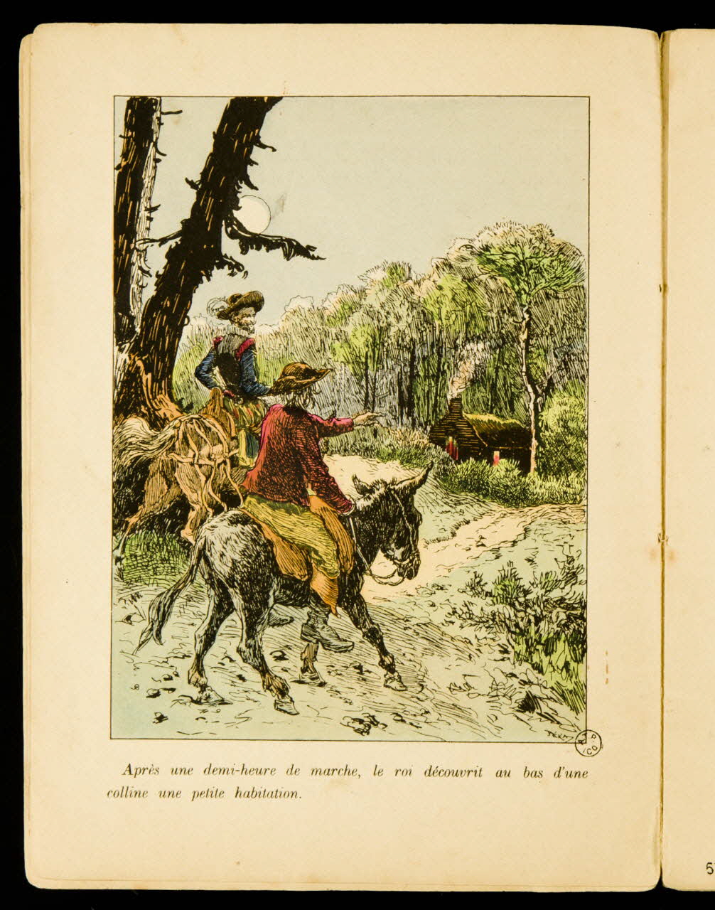 album Henri IV découvre une petite habitation 1957.180.1.3 Photo