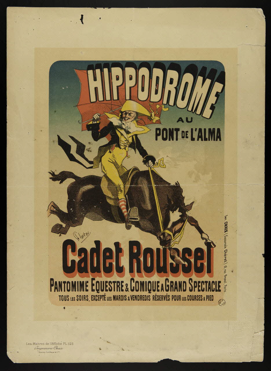 affiche HIPPODROME  AU  PONT DE L'ALMA 1957.181.1 Photo