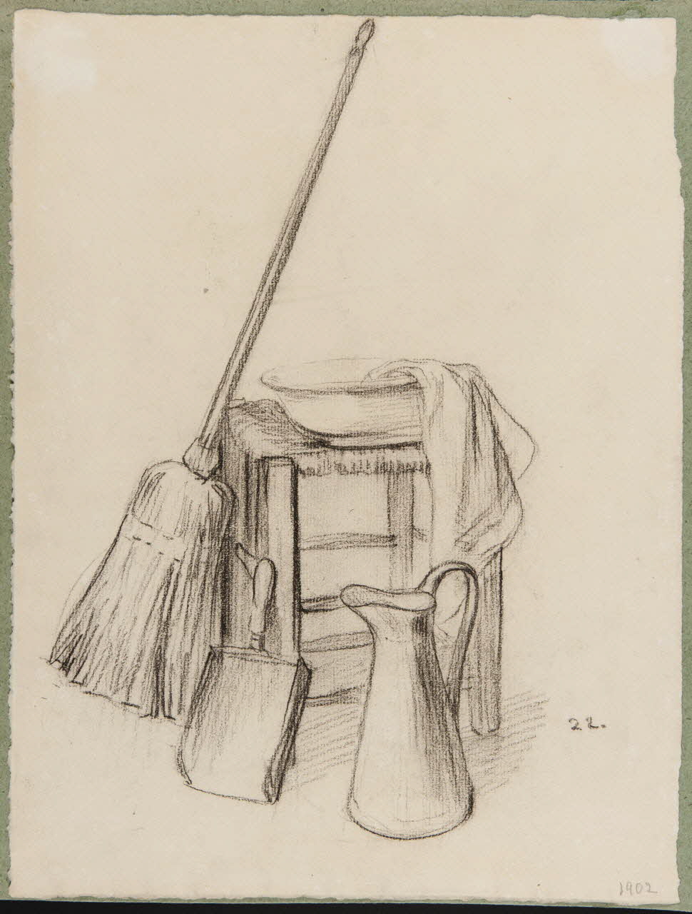 Gaëtan Dumas dessin double face Etudes d'atelier 1902 1957.183.15 Photo