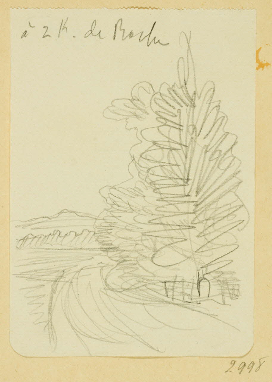 Gaëtan Dumas dessin Paysage Limousin 1920 1957.183.31 Photo