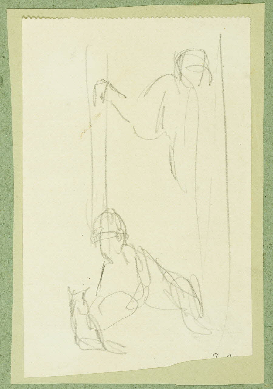 Gaëtan Dumas dessin Esquisse 1920 1957.183.36 Photo