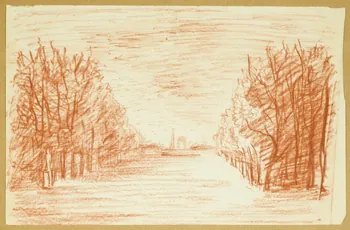Gaëtan Dumas dessin Paysage 1898 1957.183.6  Photo