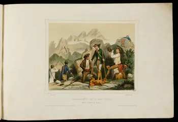 album CHASSEUR AU PIC DU MIDI D'OSSAU.  Chasse à l'Isard et aux Vautours. 1957.22.2.4  Photo