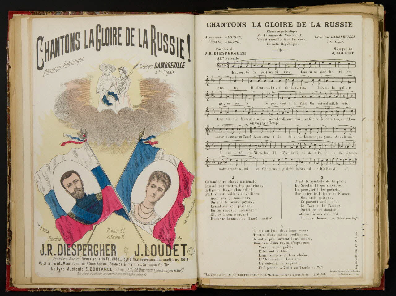 album CHANTONS LA GLOIRE DE LA RUSSIE !  Chanson Patriotique 1957.22.3.12 Photo