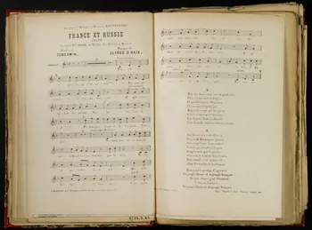 album FRANCE ET RUSSIE  CHANT 1957.22.3.23 Photo