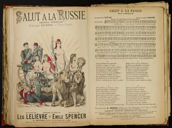 album SALUT A LA RUSSIE  CHANSON PATRIOTIQUE 1957.22.3.47  Photo