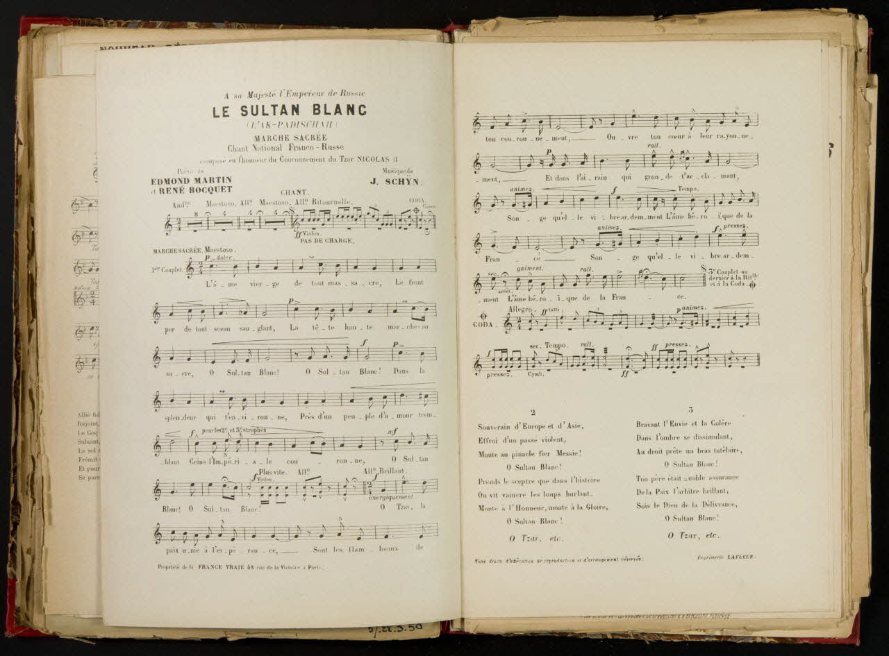 album LE SULTAN BLANC (L'Ak-Padischah)  Marche Sacrée 1957.22.3.56 Photo