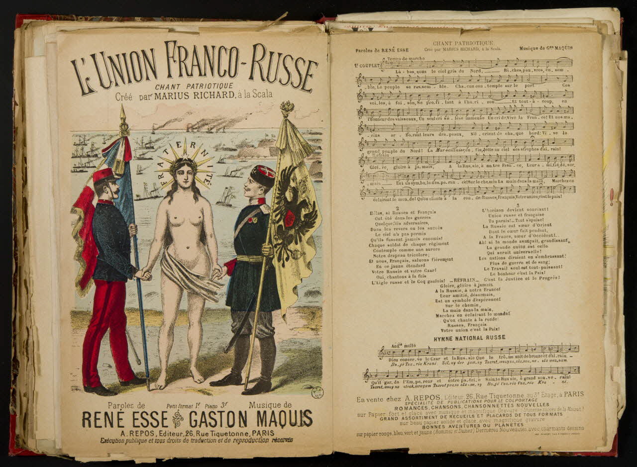 album L'UNION FRANCO-RUSSE  CHANT PATRIOTIQUE 1957.22.3.62 Photo