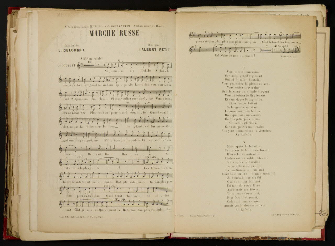 album MARCHE RUSSE 1957.22.3.68 Photo