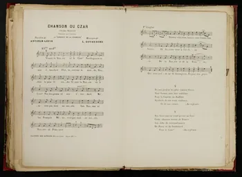 album CHANSON DU CZAR  POLKA-MARCHE 1957.22.3.70 Photo