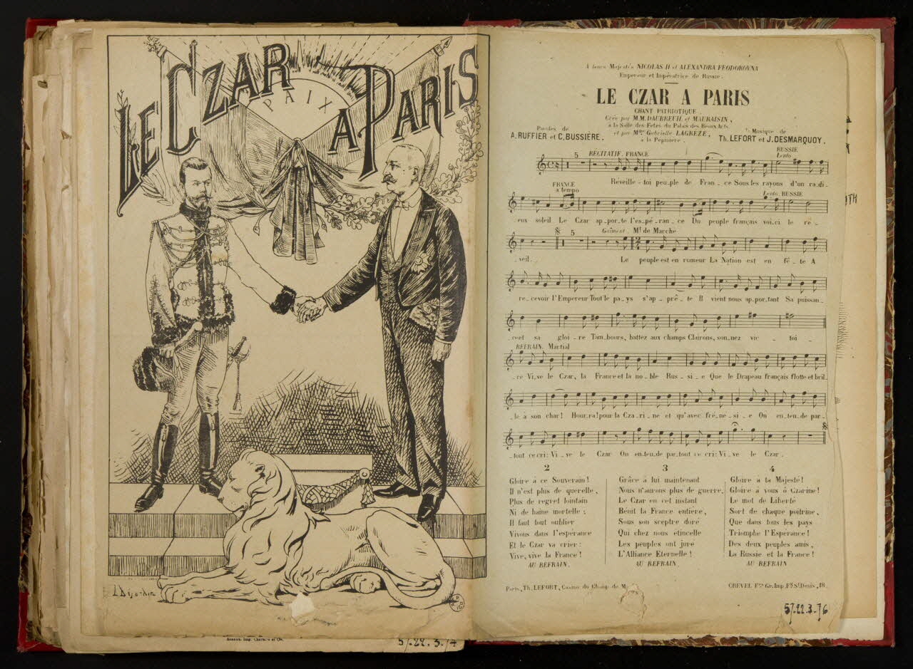 album LE CZAR A PARIS 1957.22.3.76 Photo