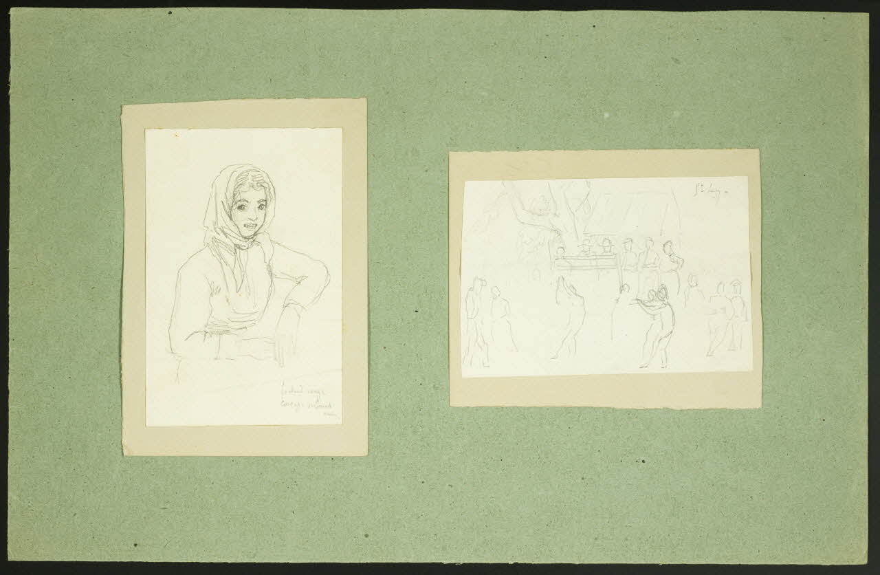 Gaëtan Dumas dessin Concert champêtre Midi-Pyrénées 1950 1957.74.146  Photo