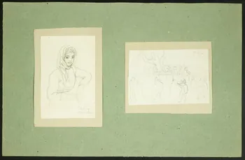 Gaëtan Dumas dessin Concert champêtre Midi-Pyrénées 1950 1957.74.146  Photo