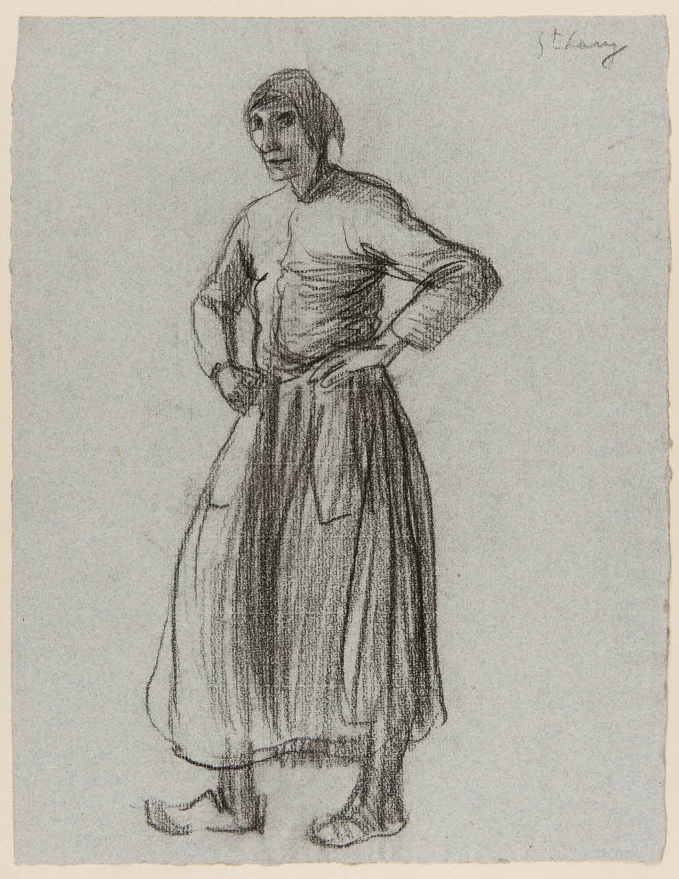 dessin Etude de femme 1957.74.153 Photo