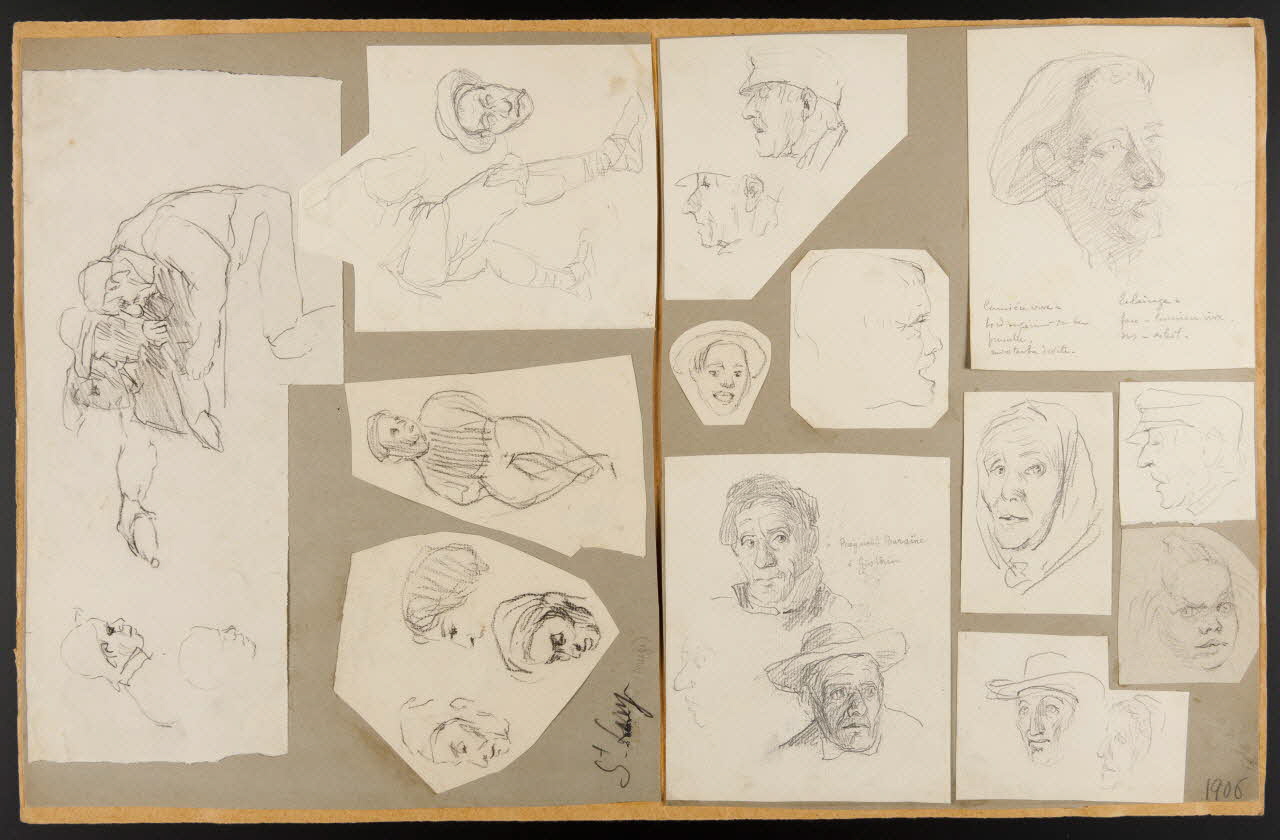 dessin Tête de femme 1957.74.174 Photo
