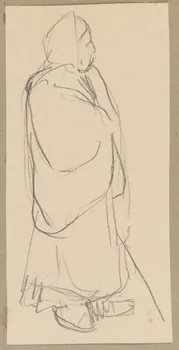 dessin Esquisse de femme 1957.74.185  Photo
