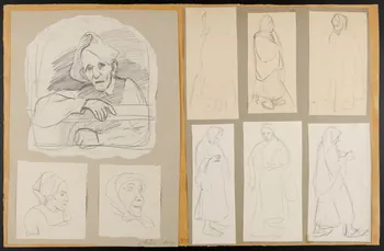 dessin Esquisse de femme 1957.74.189 Photo