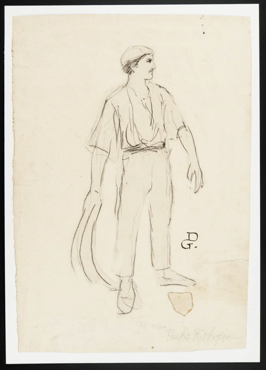 Gaëtan Dumas dessin Tinko Richepin 1913 1957.74.231 Photo