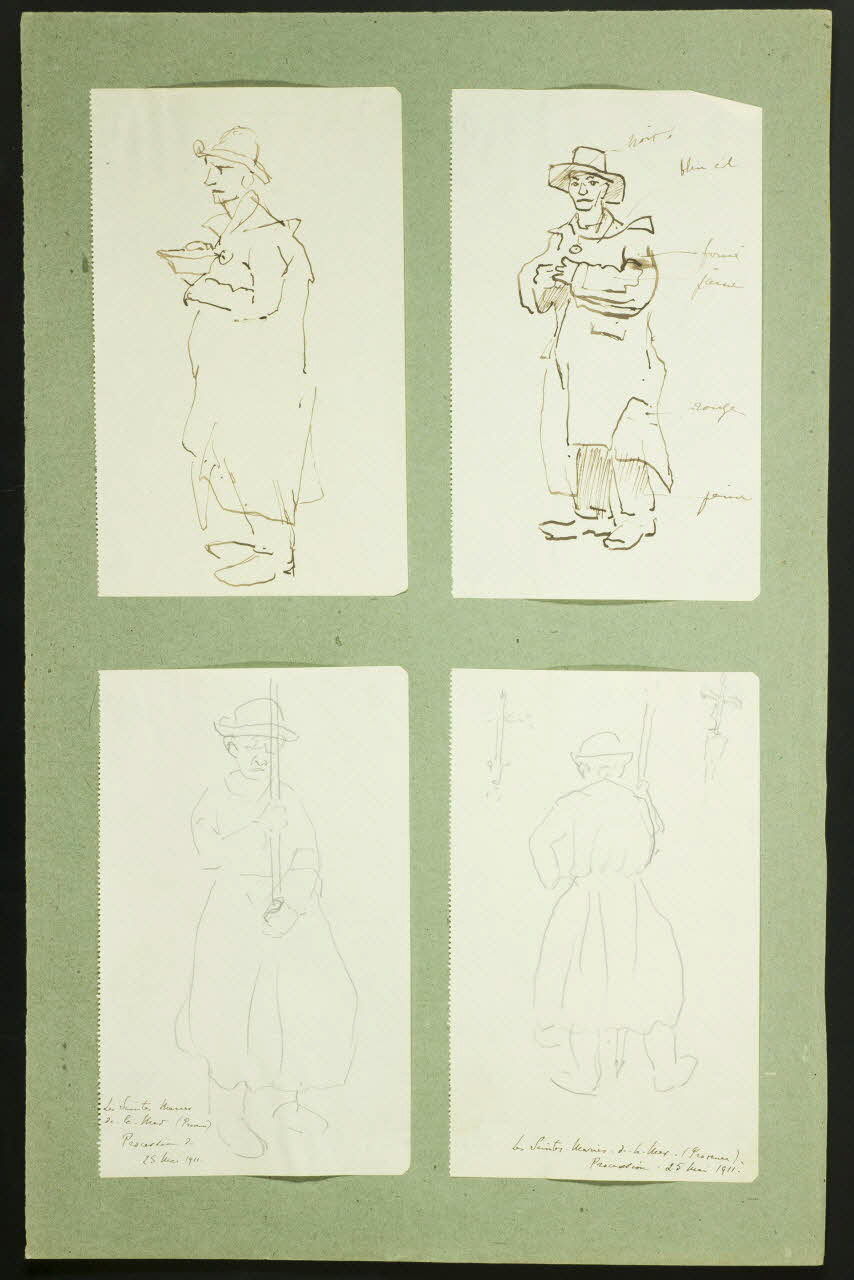 Gaëtan Dumas ensemble (2) Mendiant 1950 1957.74.259/260 Photo