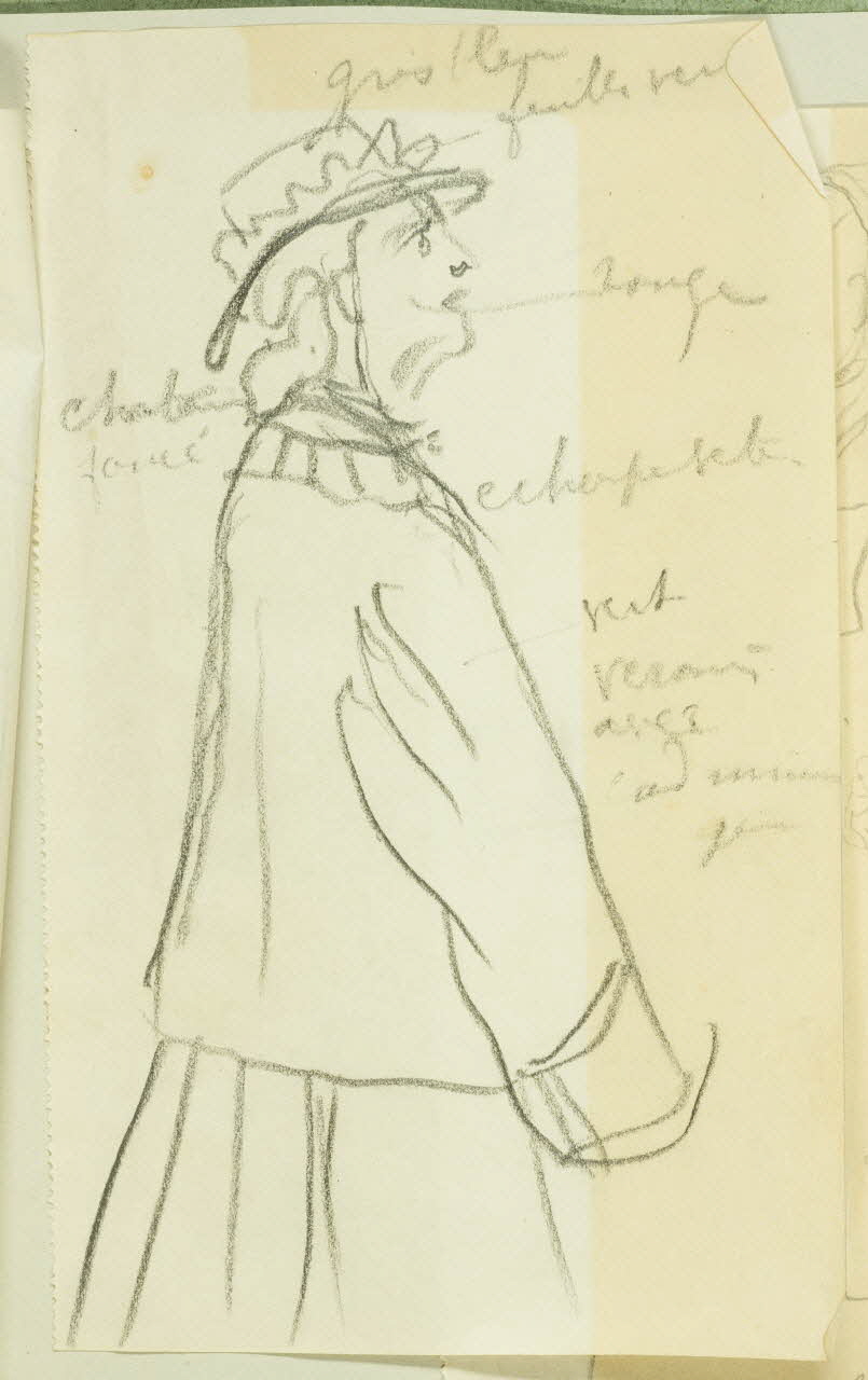 Gaëtan Dumas dessin Etude de femme Paris 1910 1957.74.318 Photo