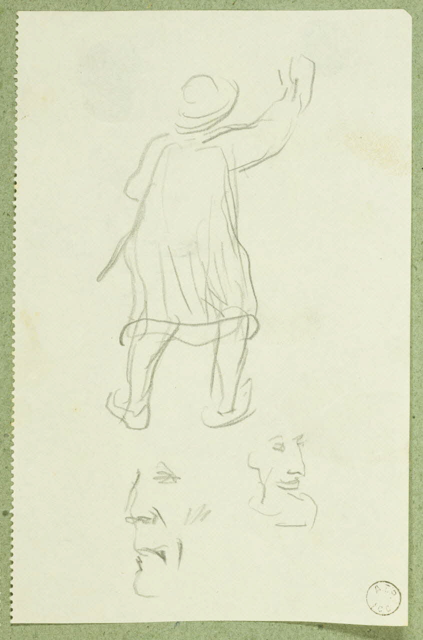 Gaëtan Dumas dessin Homme Salers 1911 1957.74.42 Photo