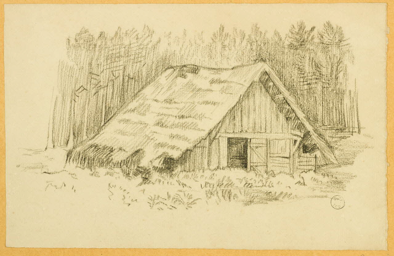 Gaëtan Dumas dessin Bergerie Landes 1897 1957.74.53 Photo