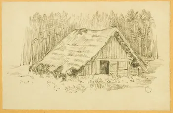 Gaëtan Dumas dessin Bergerie Landes 1897 1957.74.53  Photo
