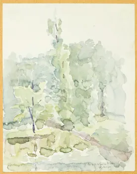 Gaëtan Dumas dessin Paysage Gironde 1900 1957.74.66 Photo