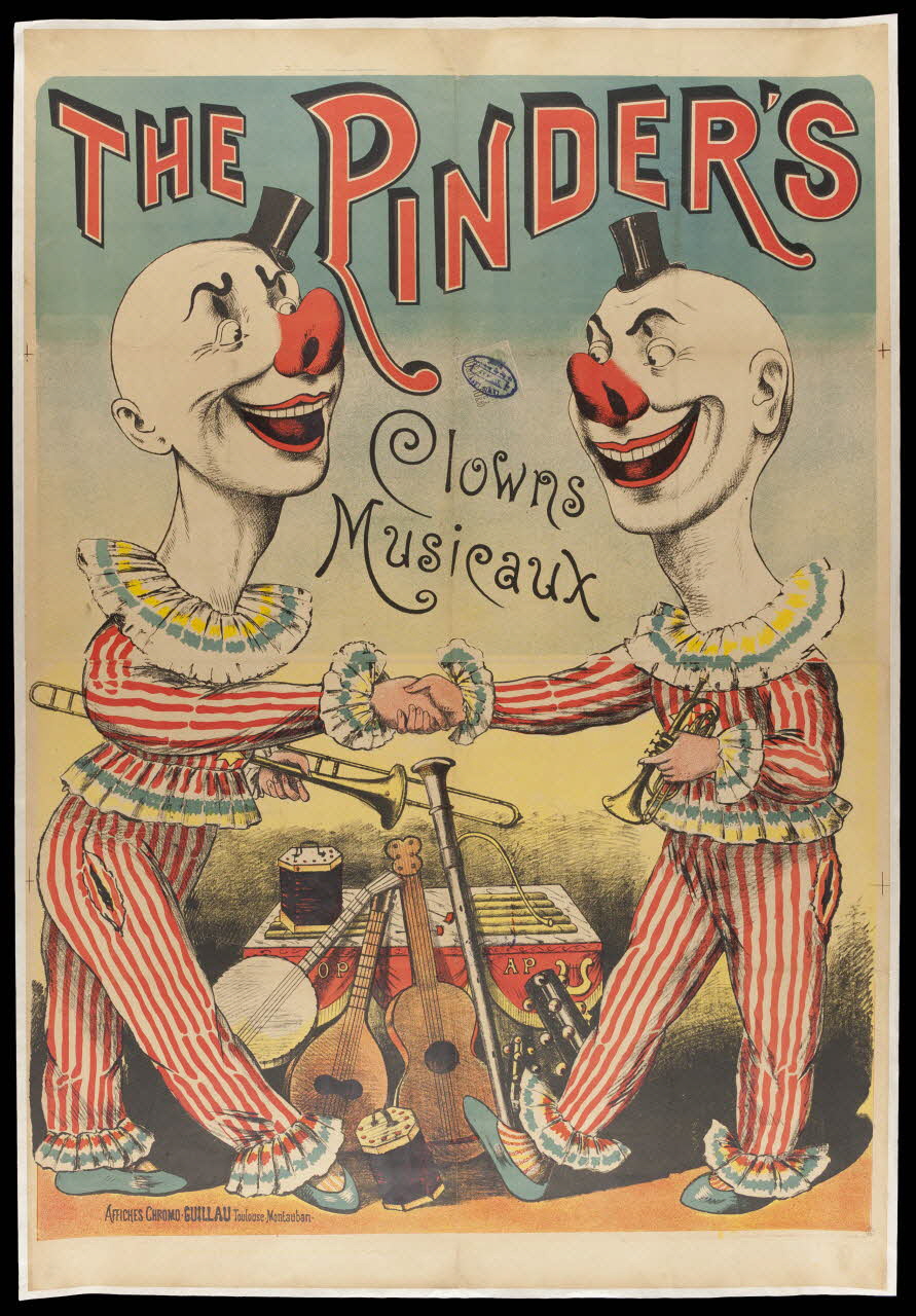 affiche THE PINDER'S  Clowns  Musicaux 1957.96.17 Photo