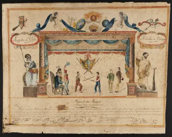 brevet Brevet de Prévot 1820 1957.99.1 Photo