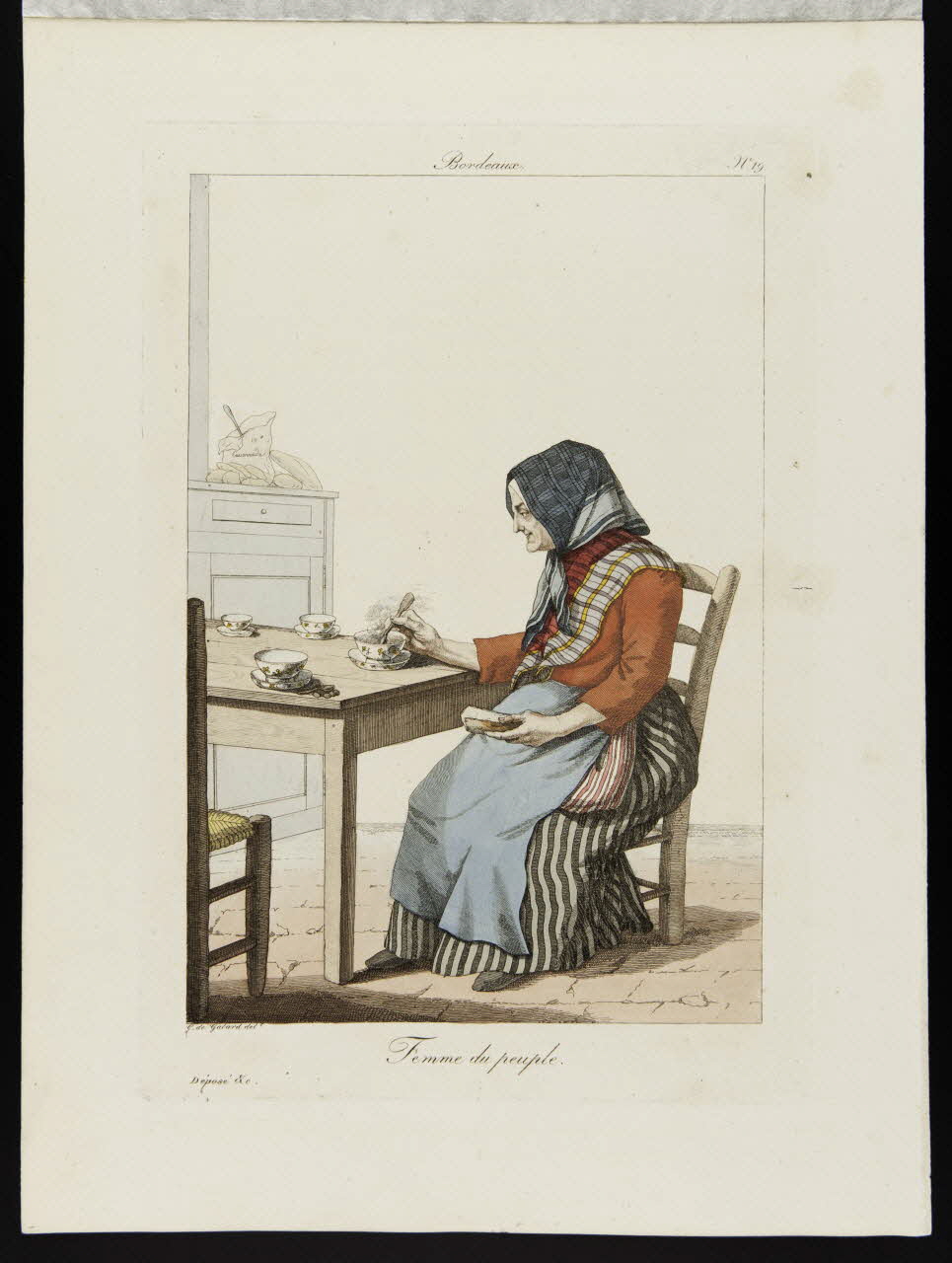 élément d'ensemble Femme du peuple. 1958.116.23 Photo