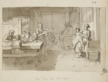 Olivier PERRIN partie d'un ensemble de dessins La Fin du Sevrage Bretagne, France 1805-1815 1958.37.1.13 Photo