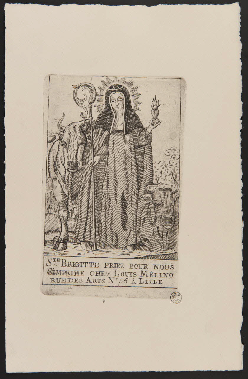 estampe STE BREGITTE PRIEZ POUR NOUS 1958.4.1 Photo