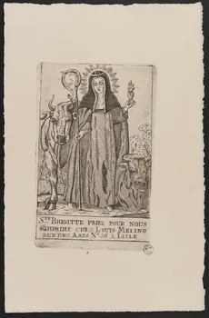 estampe STE BREGITTE PRIEZ POUR NOUS 1958.4.1 Photo