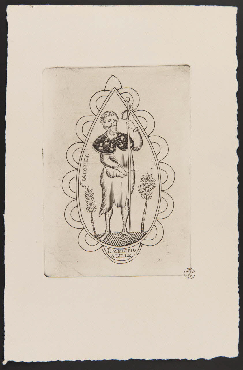 blason de corporation ST JACQUES. 1958.4.24 Photo