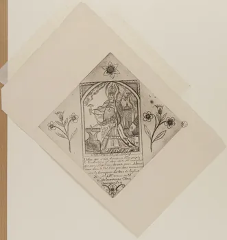 blason de corporation oraison a St eloy 1958.4.32  Photo
