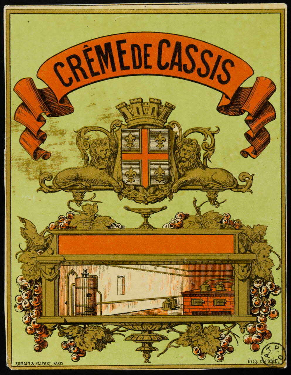 estampe CREME DE CASSIS 1958.44.135 Photo