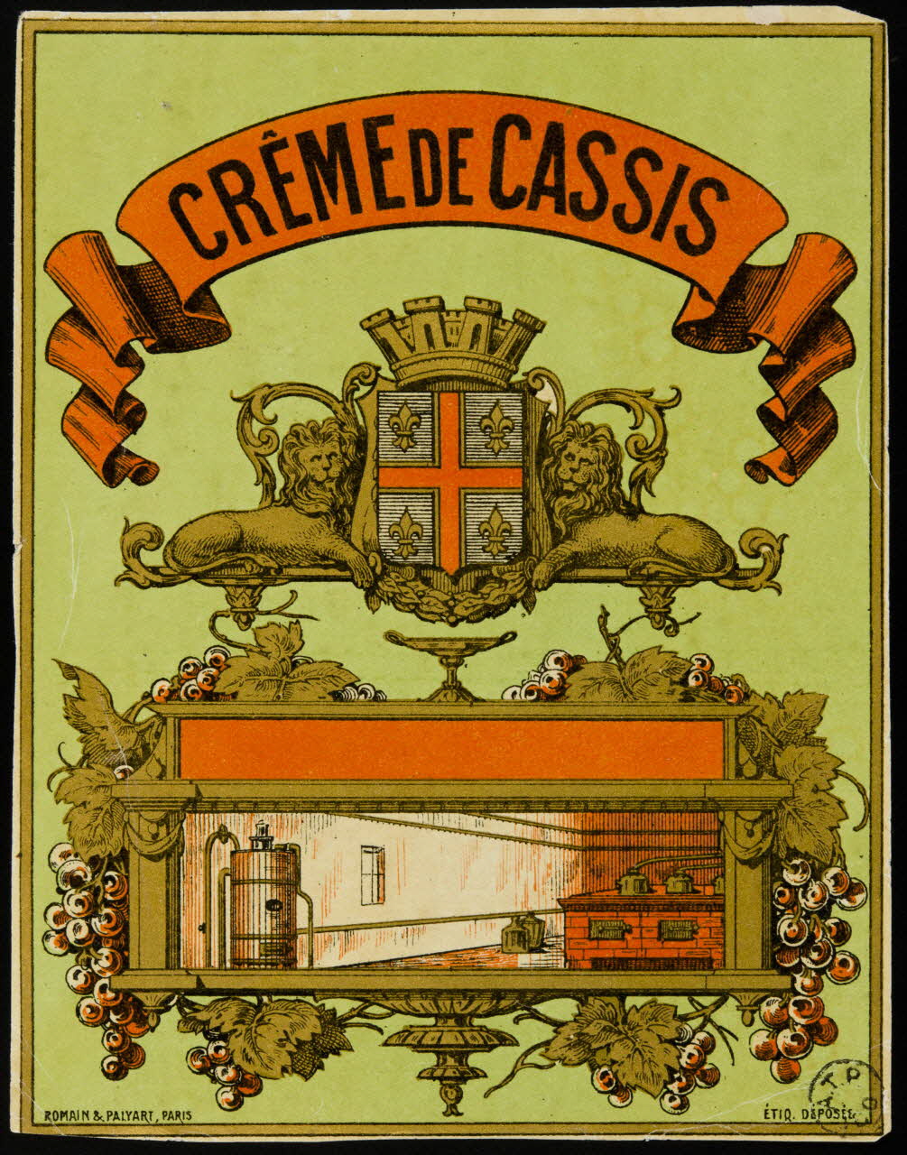 estampe CREME DE CASSIS 1958.44.136 Photo