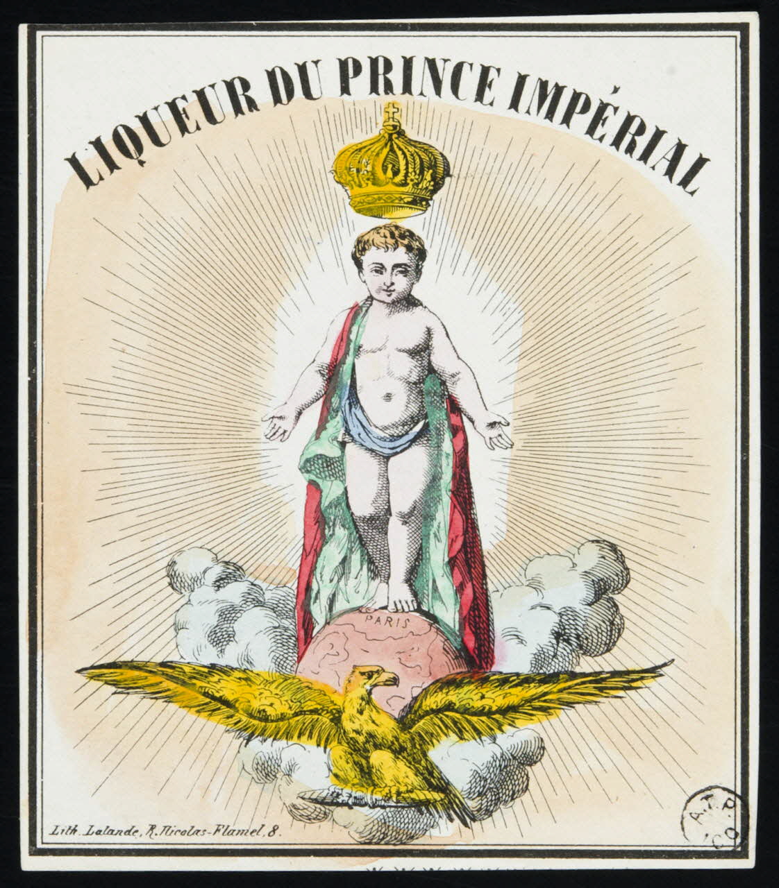 étiquette publicitaire LIQUEUR DU PRINCE IMPERIAL 1958.44.78 Photo
