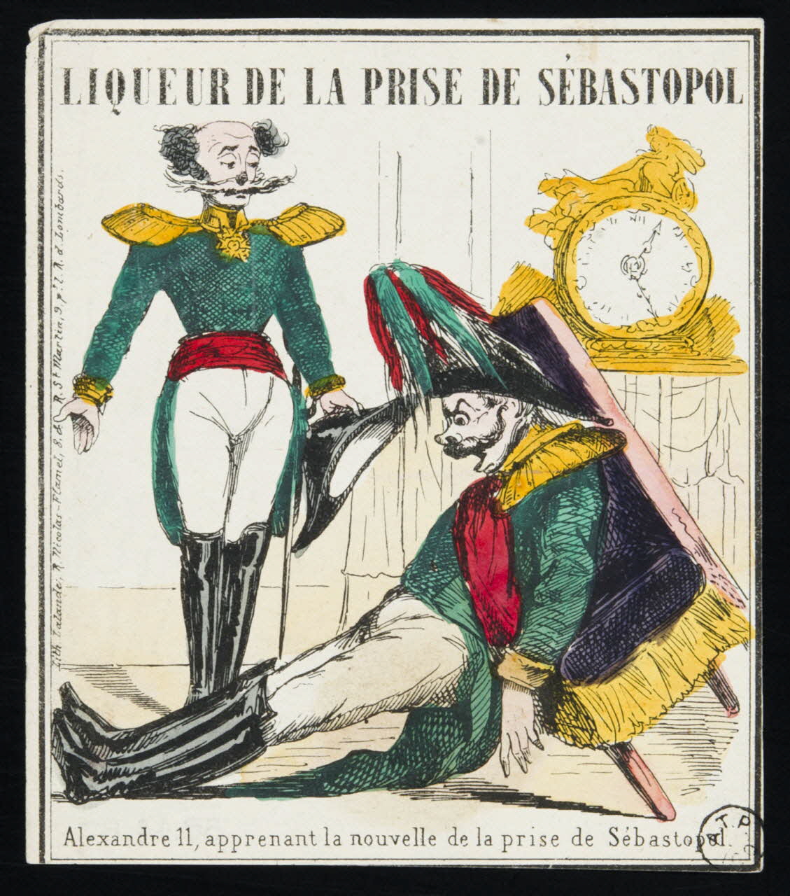 étiquette publicitaire LIQUEUR DE LA PRISE DE SEBASTOPOL 1958.44.80 Photo